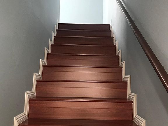 same stairs going to the second floor.