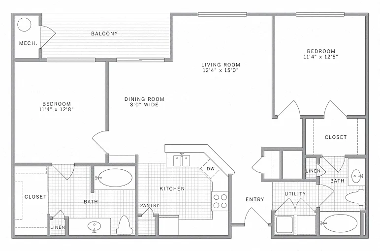 Floor plan B2