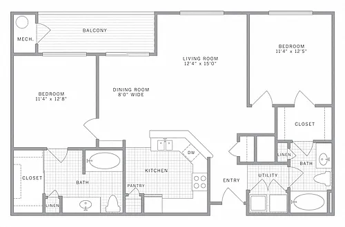 Floor plan B2
