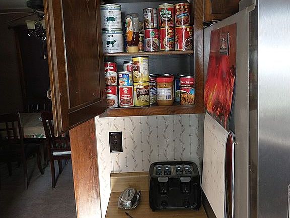 Built in cabinets through ou