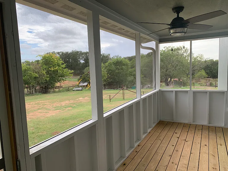 Screened-in porch