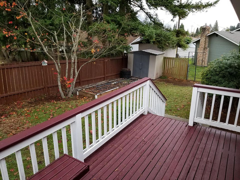 View out of the back door.