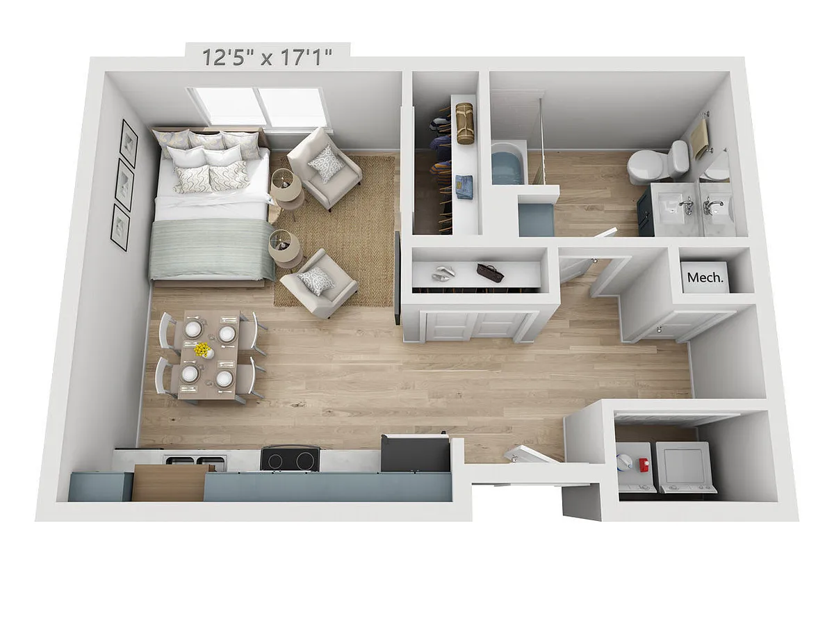 Floor plan Boone S4A