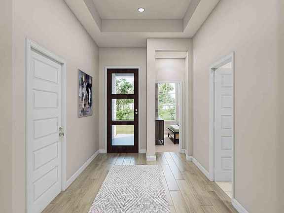 Bluebird Plan Representative Only Foyer