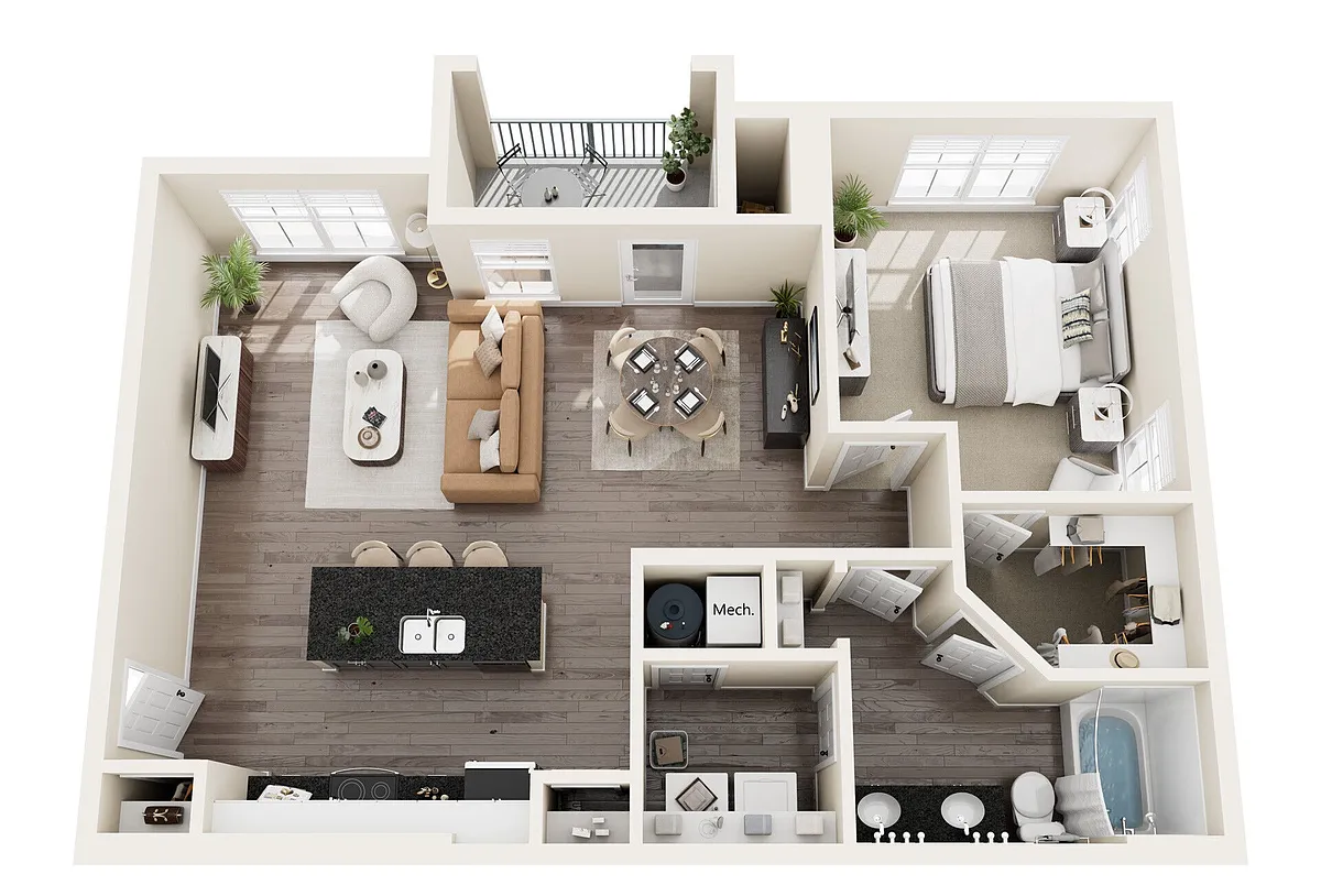 Floor plan The Sawyer
