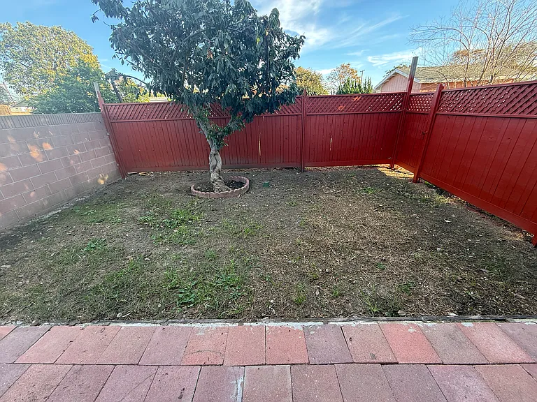 Private backyard