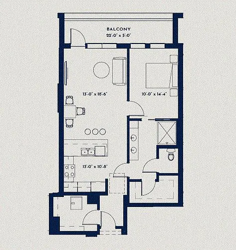 Floor plan 1G