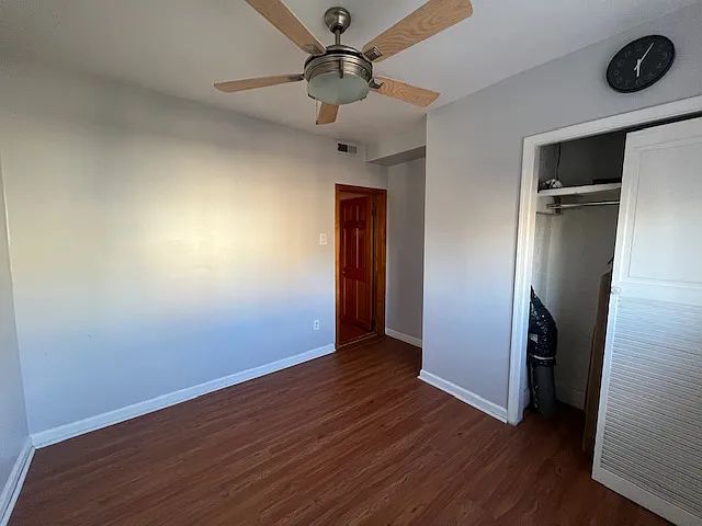 Back bedroom with smaller closet