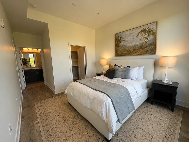 Spacious Primary Bedroom with walk-in closet and en-suite bath.