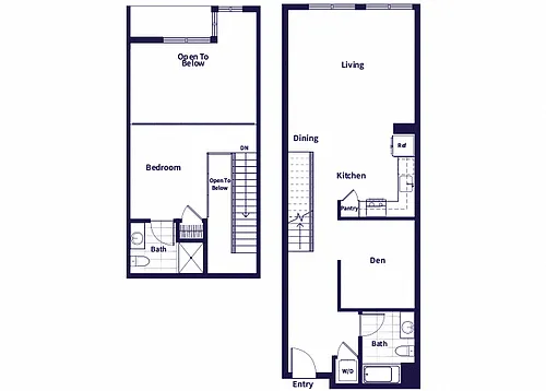 Floor plan A30L Loft + Den