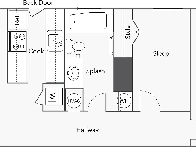 2 Bed 1 Bath Duplex with Washer Dryer B 2 Bed 1 Bath Duplex with Washer Dryer B