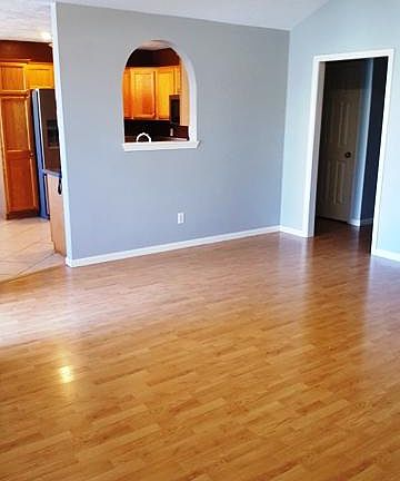 Living room to kitchen view