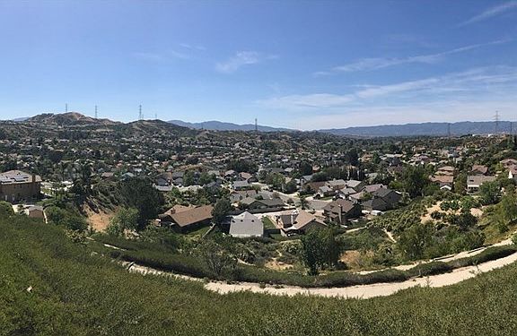 Panorama Valley view from cul-de-sac area, in the