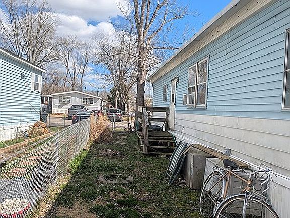 Fenced in yard around 