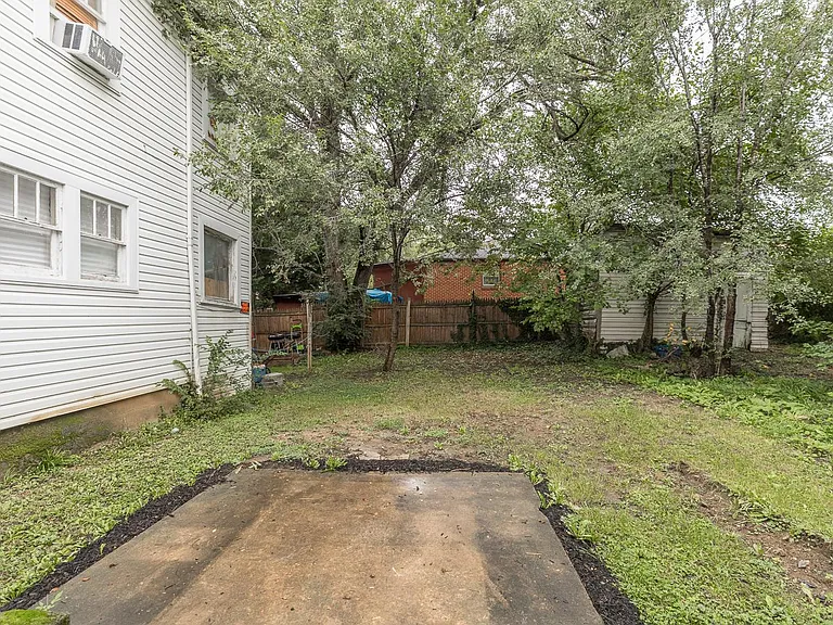 Private backyard