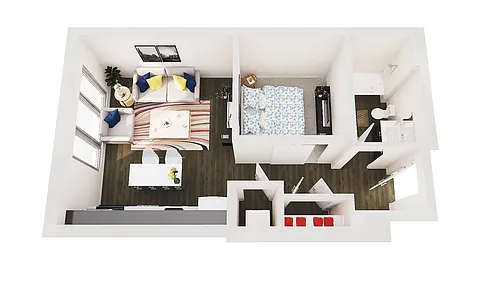 Floor plan 607