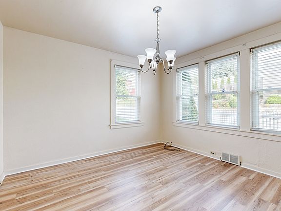 Bright large dining room