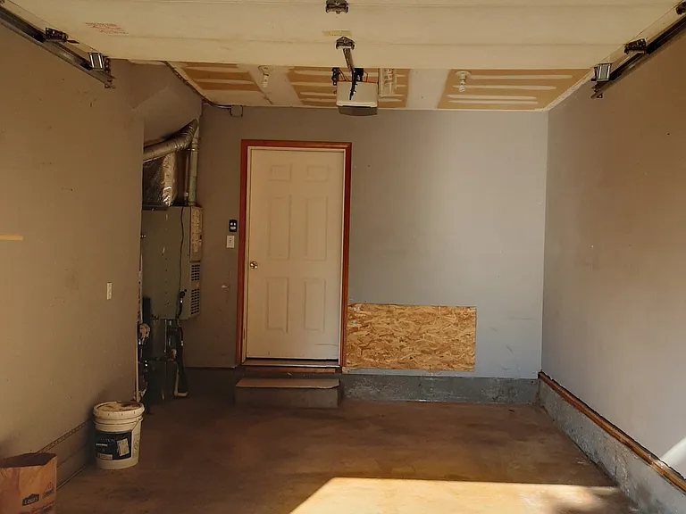 Attached garage