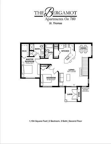 Floor plan St. Thomas