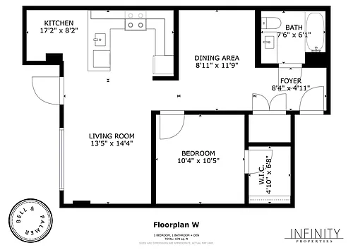 Floor plan W