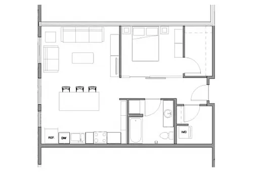 Floor plan A-1D