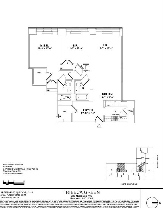 1st image of 325 N End Ave APT 12J