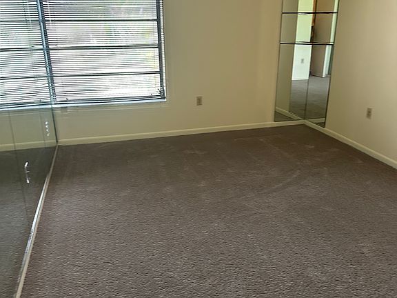 Bedroom with new carpets