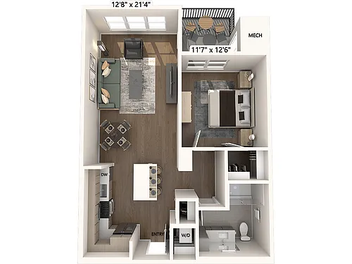 Floor plan AM19-D