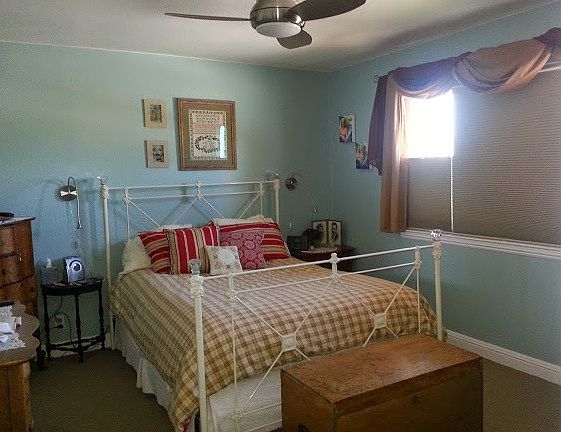 Master bedroom with fan