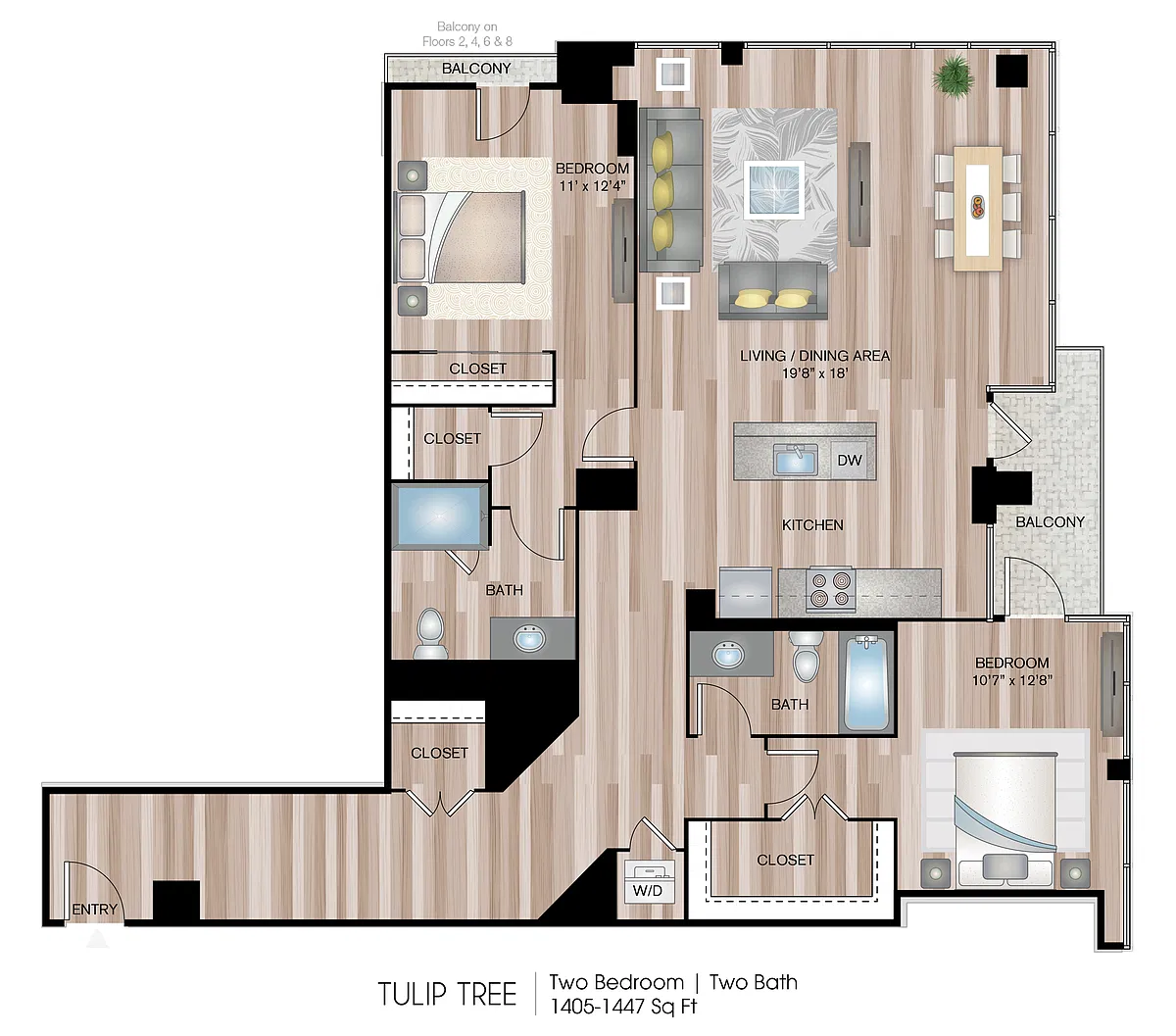 Floor plan Tulip Tree