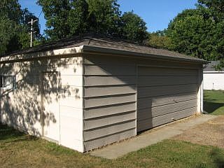 2 car garage ,new paint