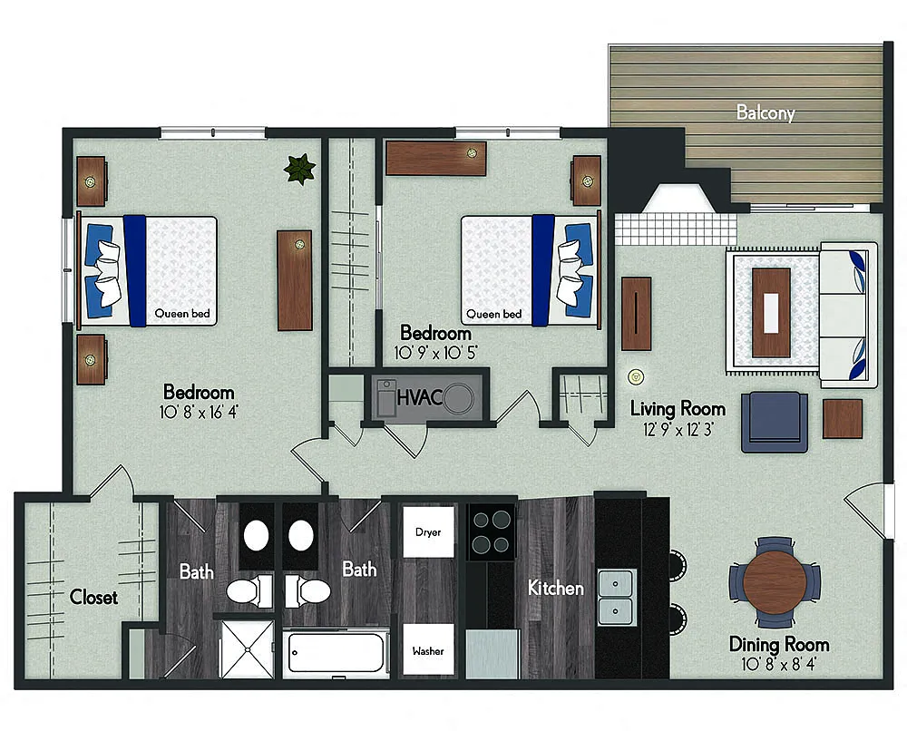 Floor plan End