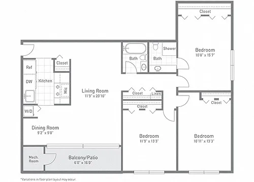 Floor plan The Azalea