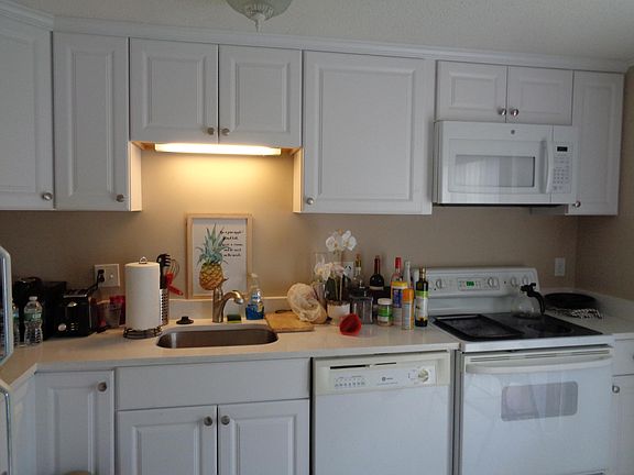 New kitchen installed with granite countertops.