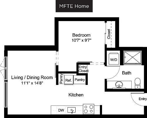 Floor plan O2 MFTE
