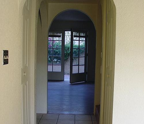 Hallway to living room 