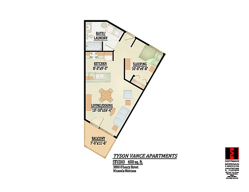 Floor plan MStudio