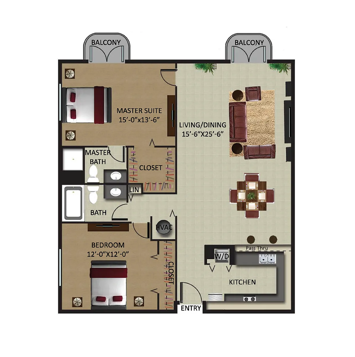Floor plan Hibiscus 2/2