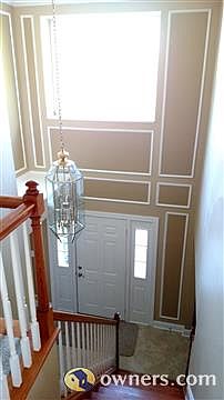 Two Story Foyer w/Shadow Boxes