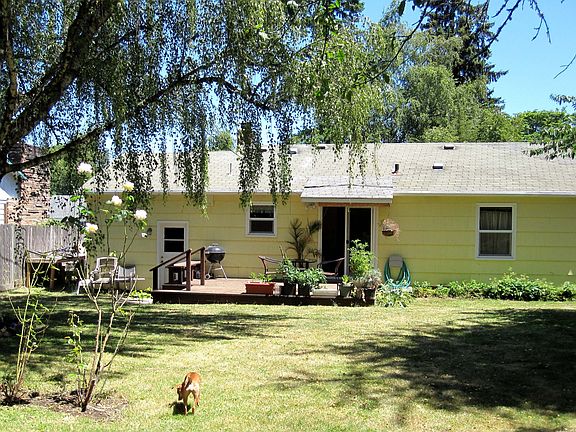 view of house from large back yard