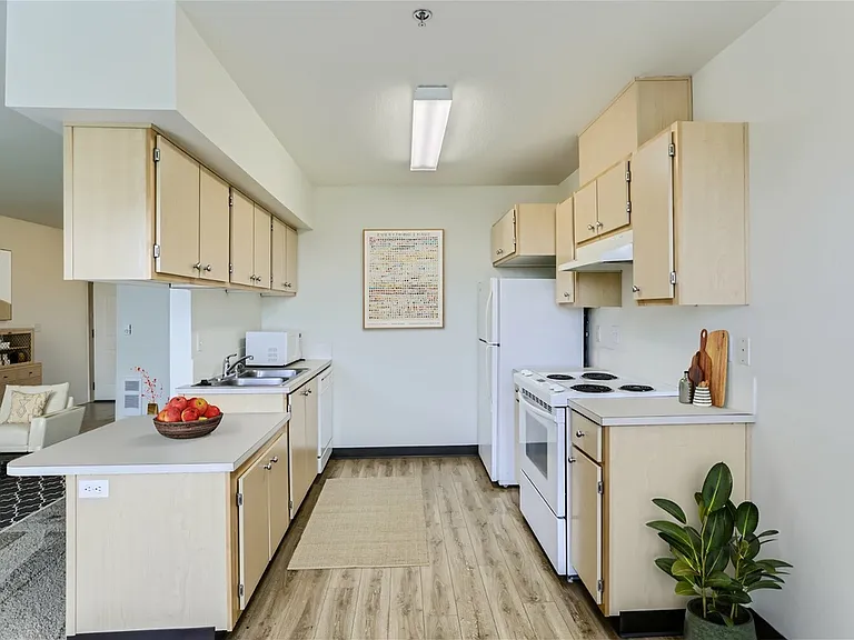 Bright Kitchen with Storage
