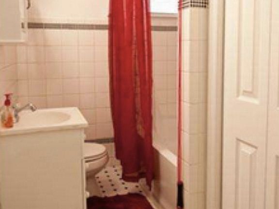 Bathroom with large tub