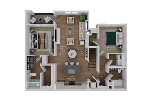 Floor plan The Oasis Upper (Select B1U)