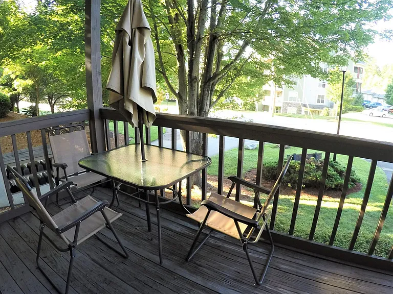 Enjoy morning coffee or an evening meal on your own private deck/balcony