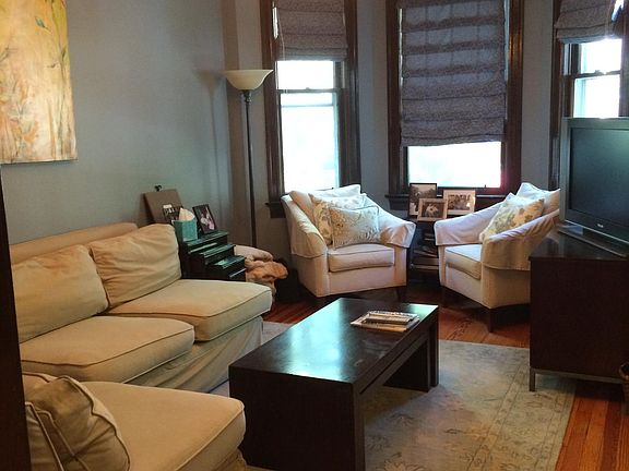 Front room (wall color is different now, window treatments pictured are stored in house and available for your use)