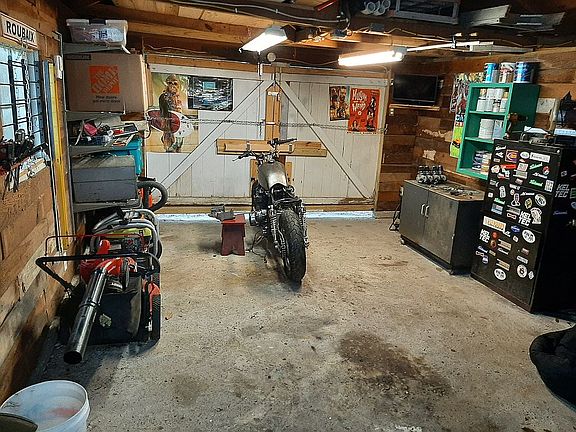Inside Garage