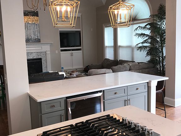 Kitchen and living room