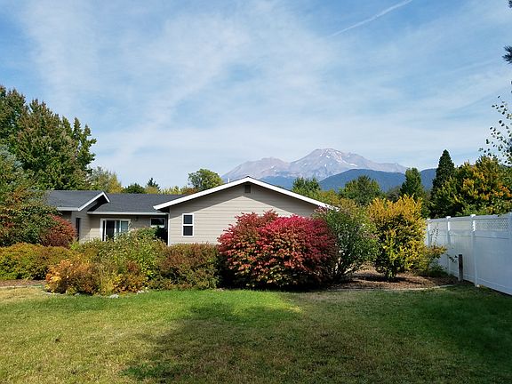 View of Mt Shasta from back yard