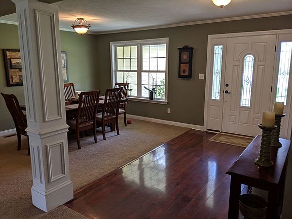 Entry Way and dining room