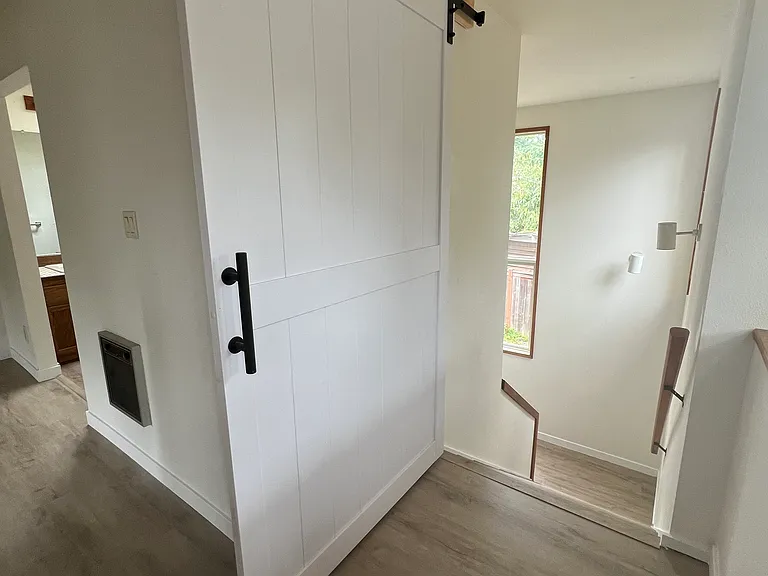 Master Bedroom entrance with local heater